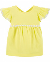 Embroidered Jersey Top