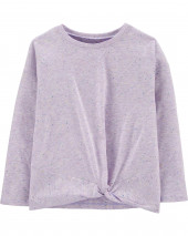 Long-Sleeve Twist Top