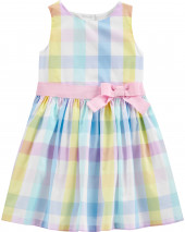 Plaid Sateen paltarı