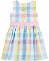 Plaid Sateen paltarı