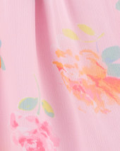 Çiçəkli Ruffle Donu