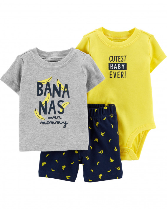 3 Dəst Banan Balaca Qısa Sort