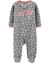 Bacı Zip-Up Fleece Yuxu və Oyna