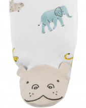 Animal 2-Way Zip Cotton Sleep & Play