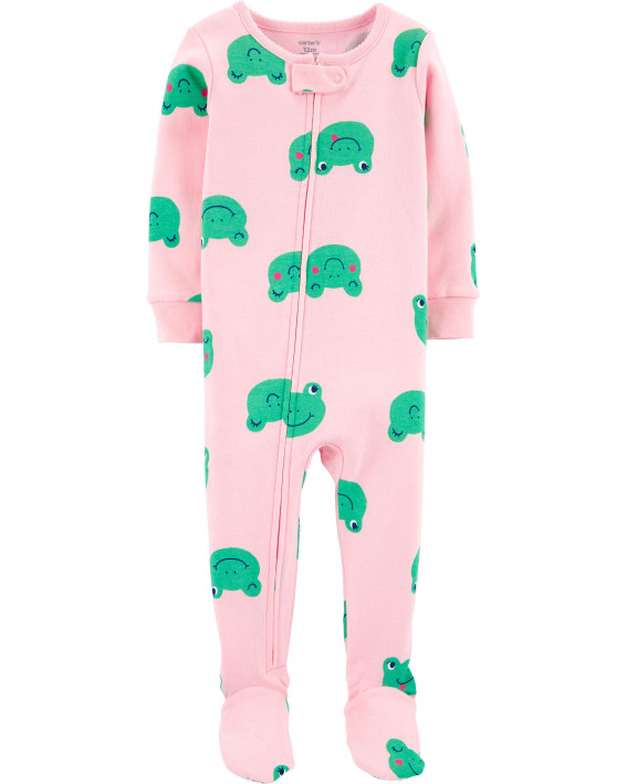 Piece 100% Snug Fit Cotton Footie PJs