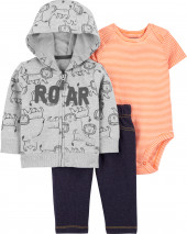 3-Piece Roar Little Jacket Set