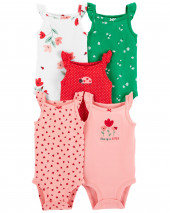 5 Paketli Tank Bodysuits