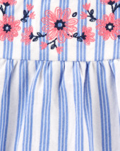 3-Piece Striped Little Short Set