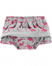 3-Piece Flamingo Little Skort Set