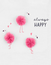 3-Piece Flamingo Little Skort Set