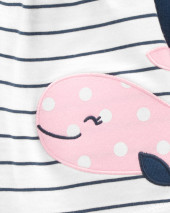 3-Piece Whale Little Short Set