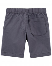 Easy Pull-On Poplin Shorts