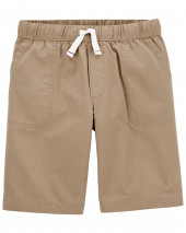 Easy Pull-On Poplin Shorts