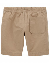 Easy Pull-On Poplin Shorts