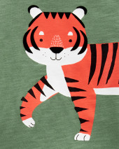 2-Piece Tiger Jersey Tee & Short Set
