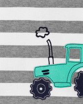 4-Piece Tractor 100% Snug Fit Cotton PJs