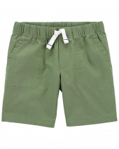 Easy Pull-On Poplin Shorts