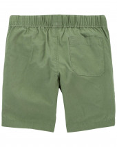 Easy Pull-On Poplin Shorts