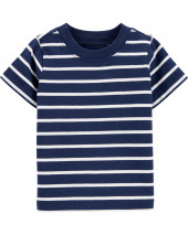 2-Piece Striped Tee & Bear Shortalls Set