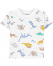 2-Piece Dinosaur Tee & Shortalls Set