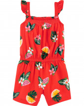 Fruit Flutter Jersey Romper