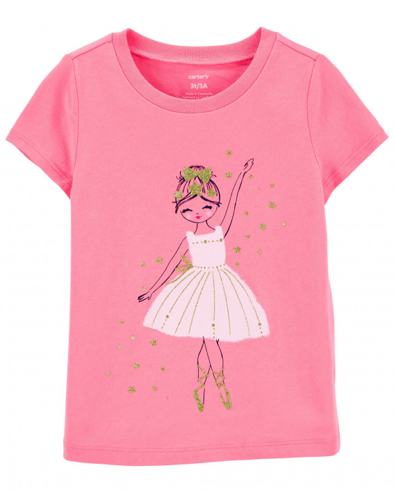Glitter Ballerina Jersey Tee
