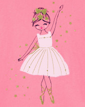 Glitter Ballerina Jersey Tee