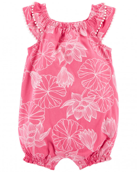 Floral Cotton Romper