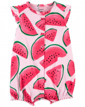 Watermelon Cotton Romper