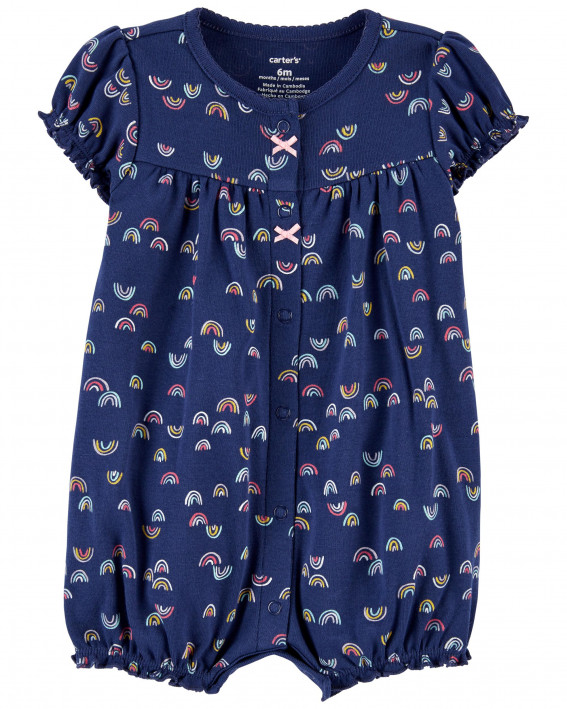 Rainbow Snap-Up Romper
