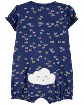 Rainbow Snap-Up Romper