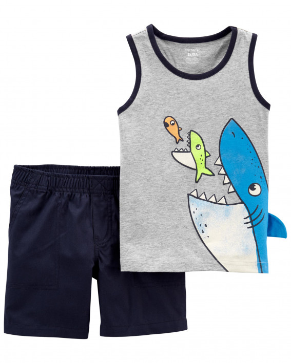 2-Piece Shark Tank & Short Set