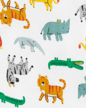4-Piece Safari 100% Snug Fit Cotton PJs
