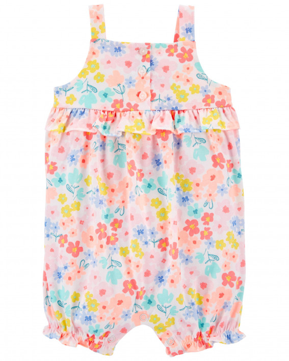 Floral Cotton Romper