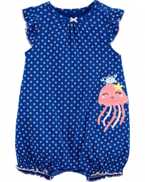 Jellyfish Snap-Up Romper