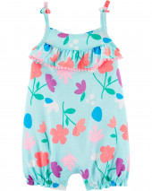 Floral Snap-Up Romper