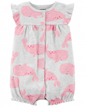 Whale Snap-Up Romper