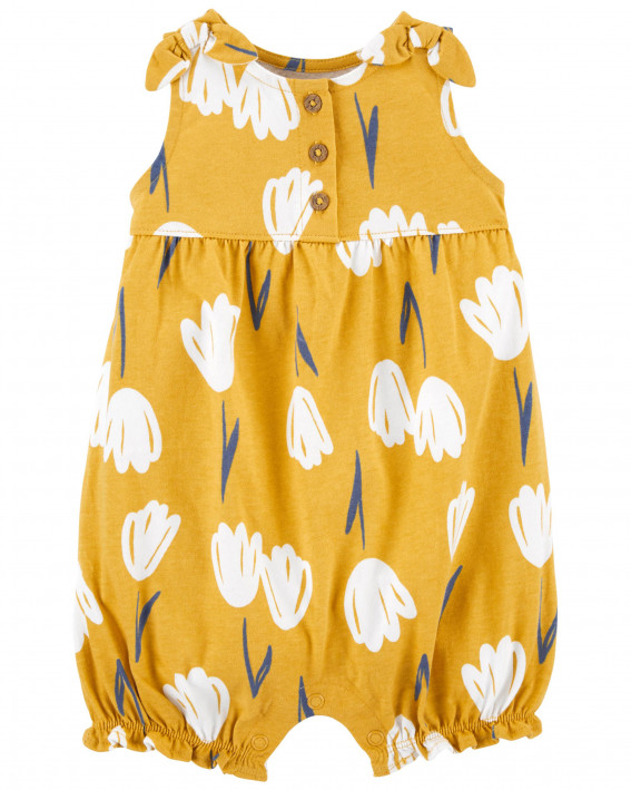 Floral Jersey Romper