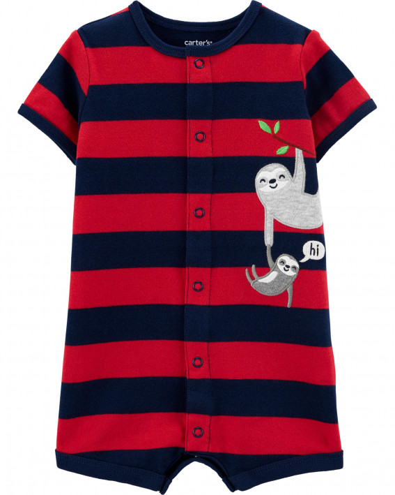 Sloth Snap-Up Romper