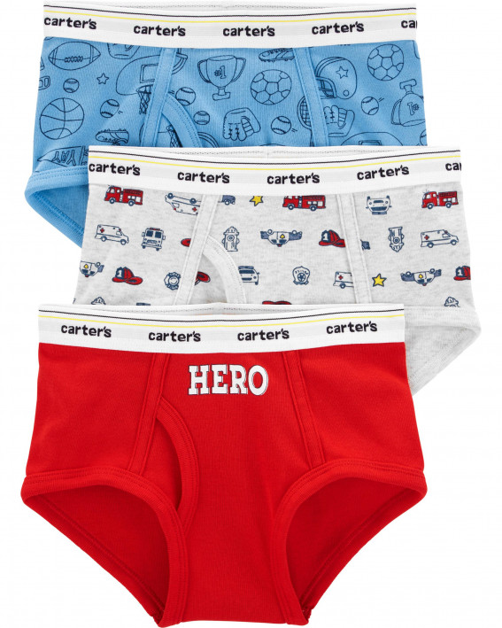 3-Pack Cotton Briefs
