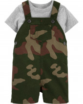 2-Piece Tee & Camo Shortall Set
