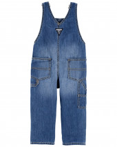 Denim Carpenter Overalls