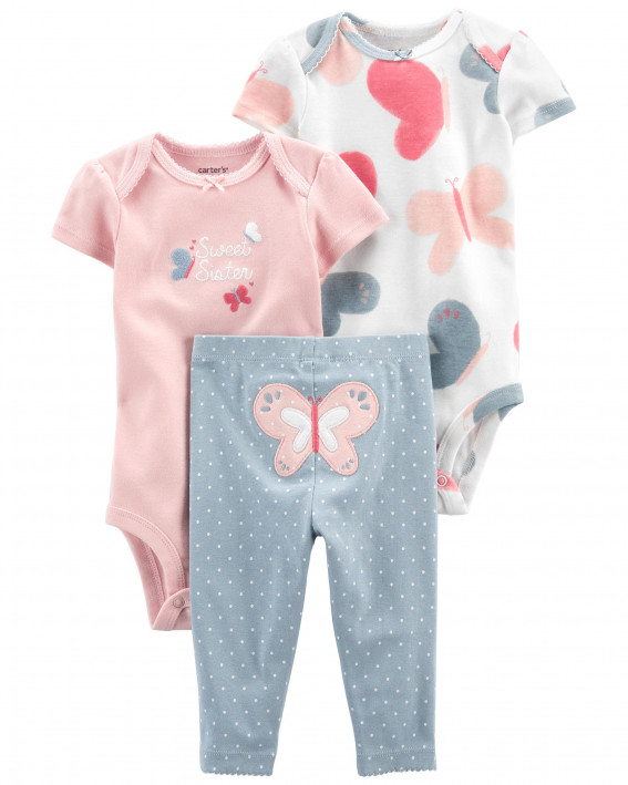 3-Piece Butterfly Little Character Set