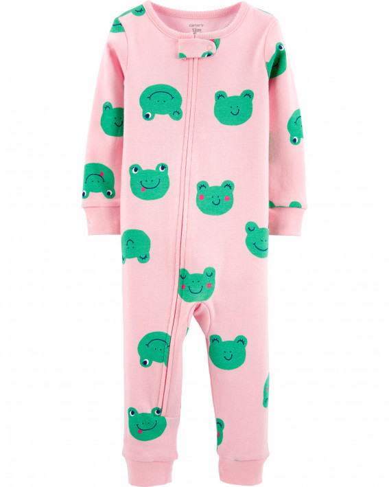 Piece 100% Snug Fit Cotton Footless PJs