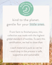 Piece Certified Organic Snug Fit Cotton Footless PJs