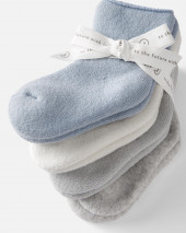 4-Pack Organic Cotton Terry Socks