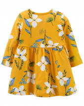 Floral Long-Sleeve Dress