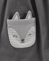 Panda Long-Sleeve Jersey Dress