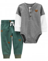 2-Piece Polar Bear Bodysuit Pant Set
