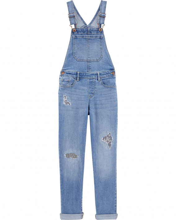 Rip-&-Repair Girlfriend Overalls